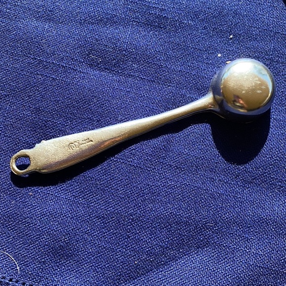 🎁 GREAT HOSTESS GIFT 🎁 NEW Vintage Pewter Limited Hanging Coffee Scooper - Picture 9 of 12